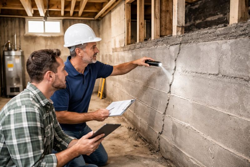 Basement Crack Repair in Pulaski, TN