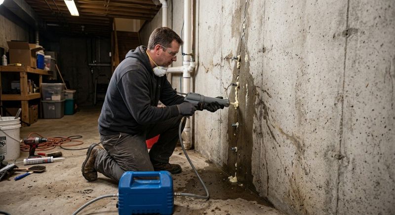 Basement Foundation Repair in Lawrenceburg, TN