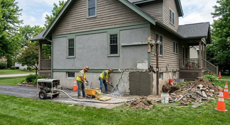 Building Foundation Repair in Lawrenceburg, TN