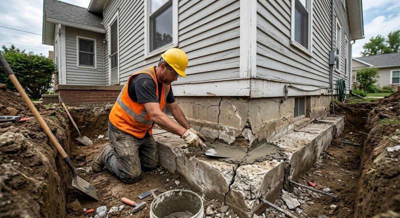 Building Foundation Repair in Minor Hill, TN