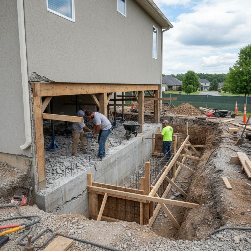Building Foundation Repair in Minor Hill, TN