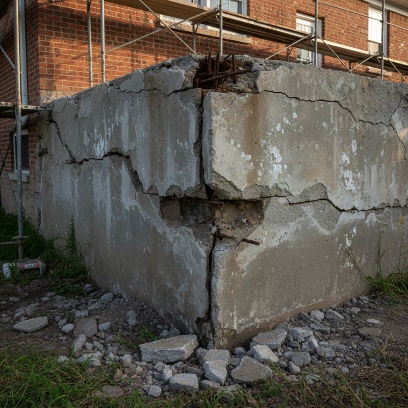 Cracked Foundation Repair in Minor Hill, TN