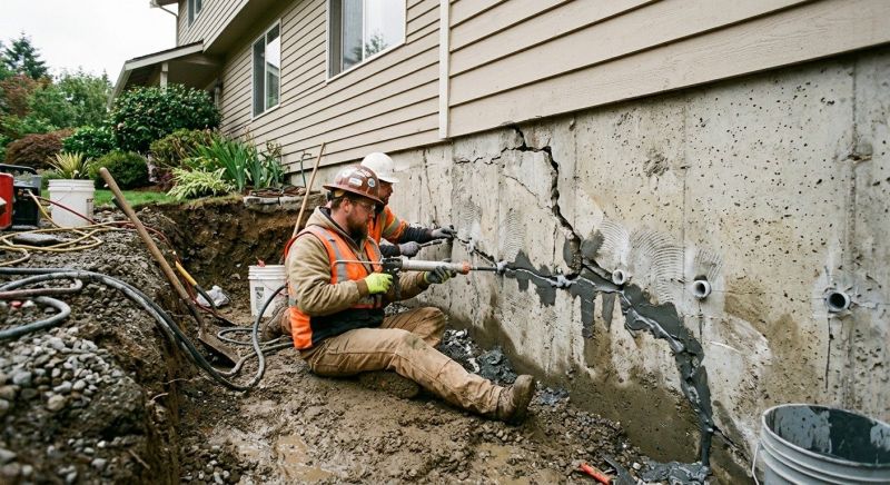 Cracked Foundation Repair in Summertown, TN