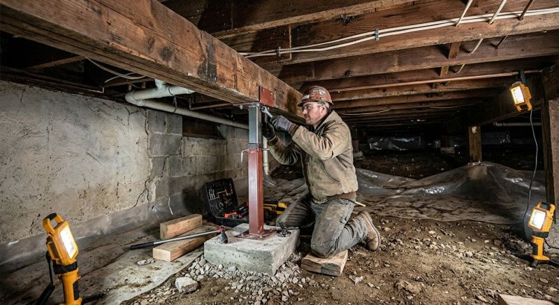 Crawlspace Foundation Repair in Giles County, TN