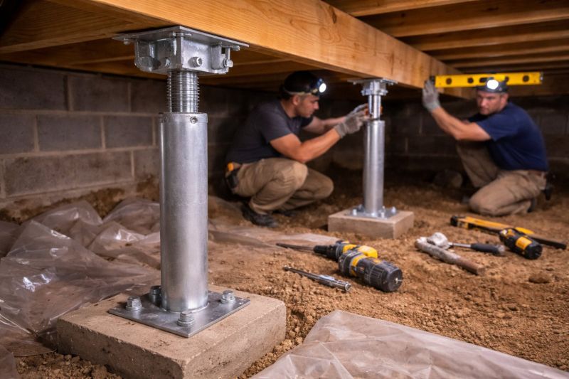 Crawlspace Structural Repair in Pulaski, TN