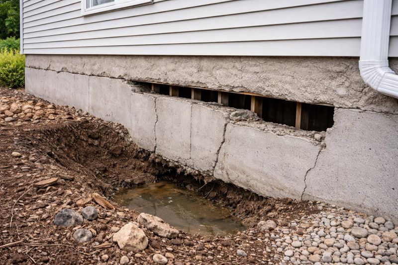 Foundation Damage Repair in Marshall County, TN