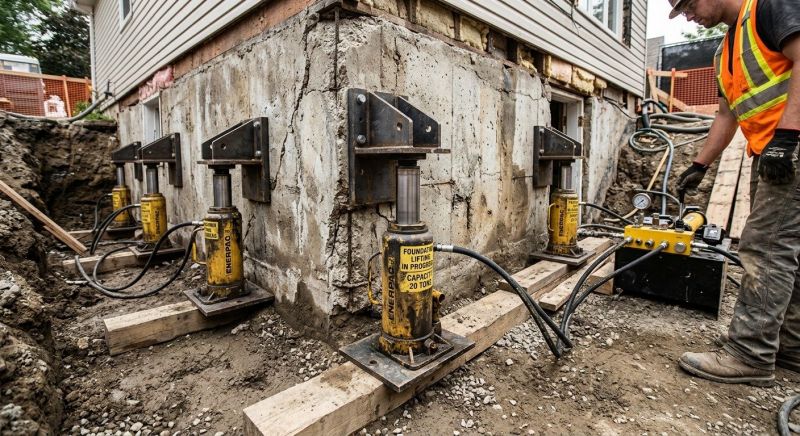 Foundation Jacking in Culleoka, TN