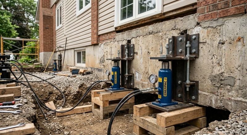 Foundation Jacking in Culleoka, TN