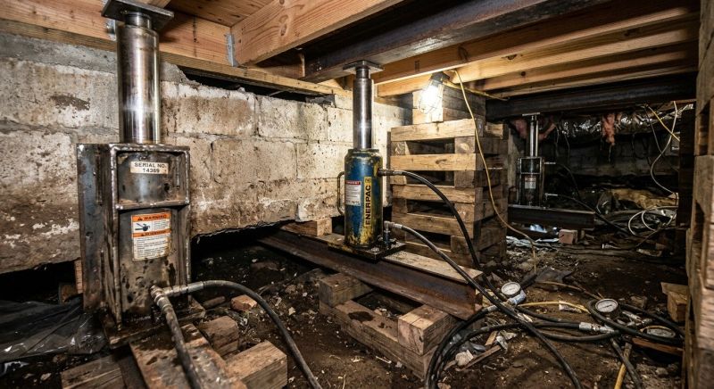 Foundation Jacking in Culleoka, TN