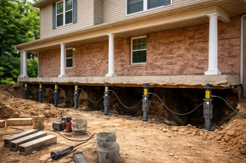 Foundation Jacking in Culleoka, TN
