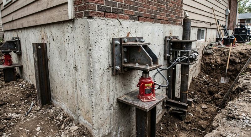 Foundation Jacking in Ethridge, TN