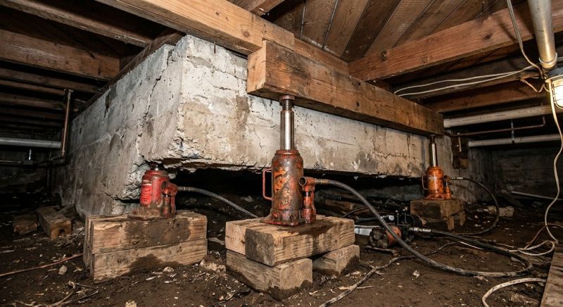 Foundation Jacking in Ethridge, TN