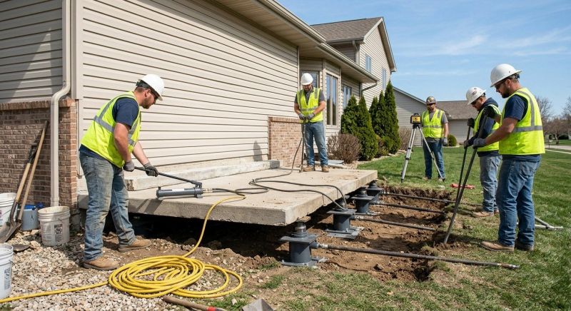 Foundation Lifting in Ethridge, TN