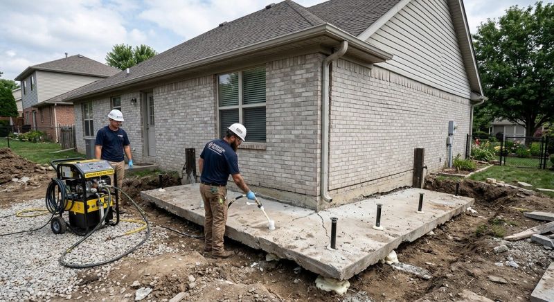 Foundation Lifting in Ethridge, TN