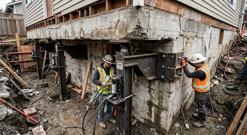 Foundation Lifting in Lawrence County, TN