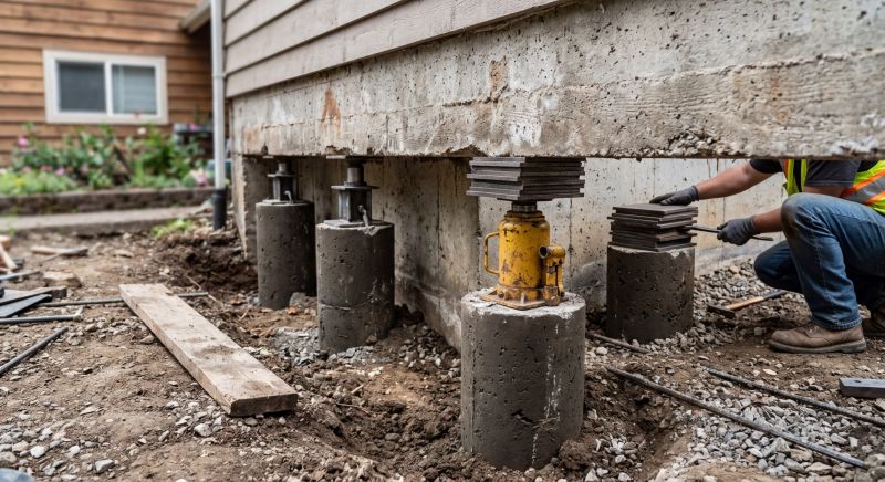 Foundation Pier Leveling in Pulaski, TN