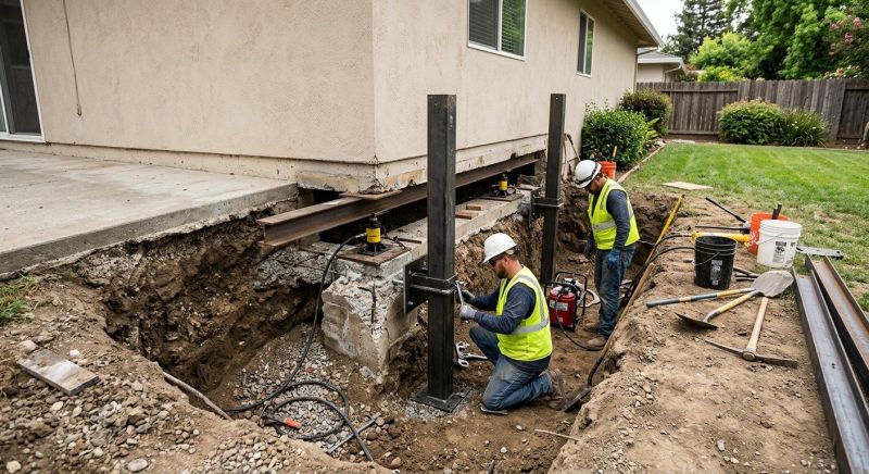 Foundation Pier Repair in Pulaski, TN