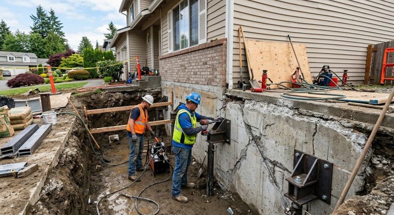 Foundation Structural Repair in Marshall County, TN