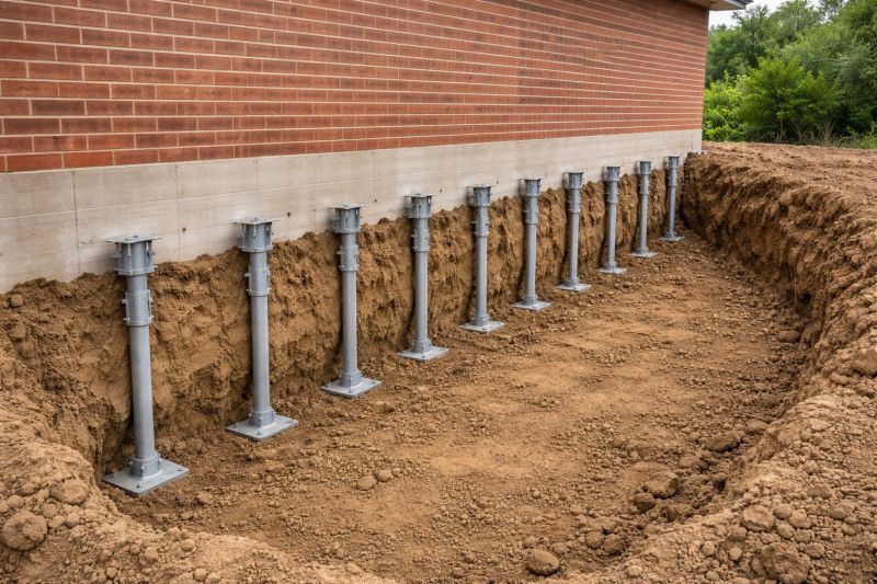 Helical Piers Installation in Pulaski, TN
