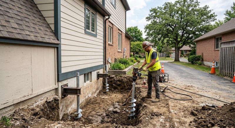 Helical Pile Installation in Pulaski, TN
