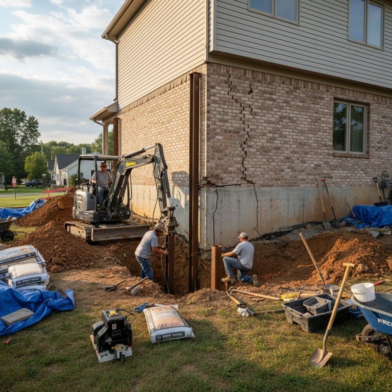 Home Foundation Repair in Elkmont, AL