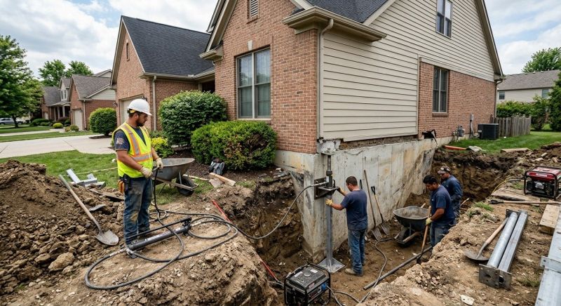 House Foundation Repair in Giles County, TN