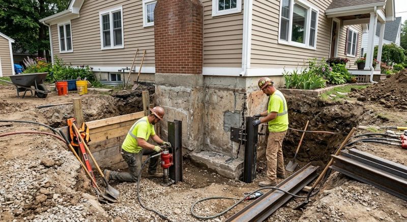 House Foundation Repair in Lawrence County, TN