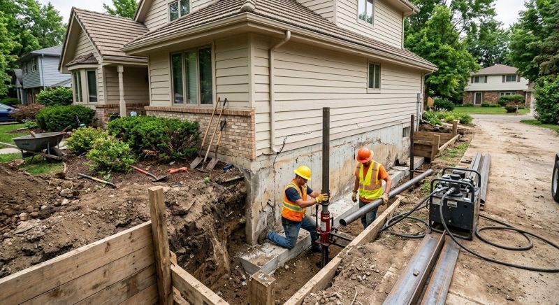 House Foundation Repair in Pulaski, TN