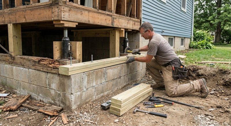 House Foundation Repair in Summertown, TN