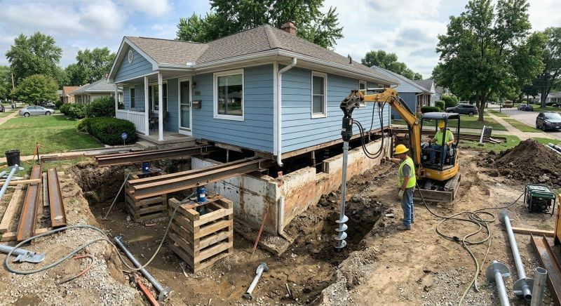 House Underpinning in Pulaski, TN