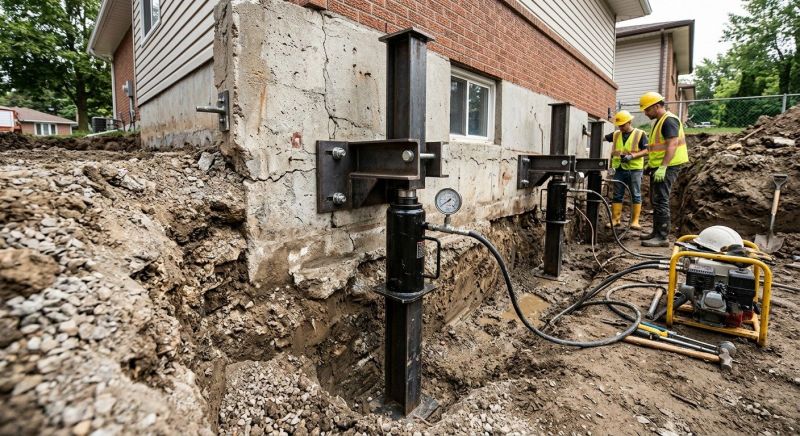 Sinking Foundation Lifting in Pulaski, TN