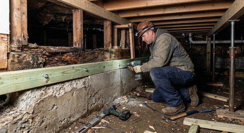 Sinking Foundation Repair in Culleoka, TN