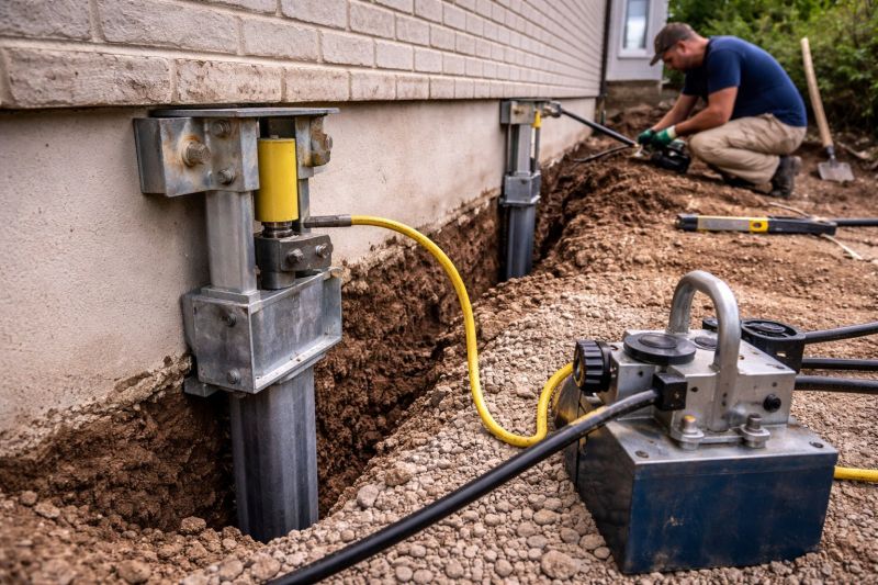 Sinking Foundation Repair in Minor Hill, TN